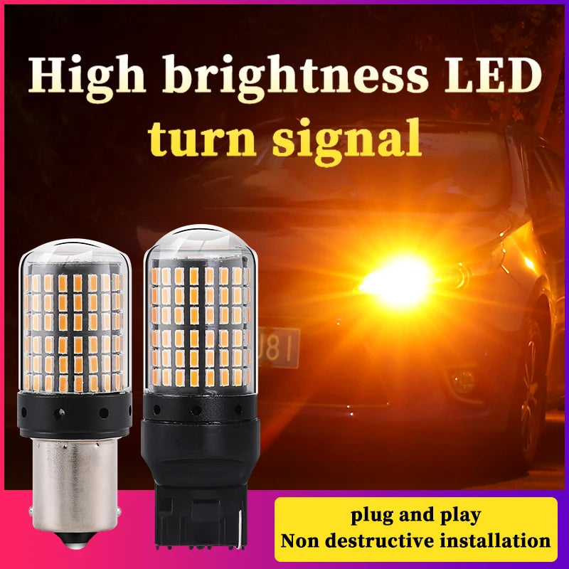 1156 BA15S LED Birne Set 3014 144 SMD – SwissGlanzGarage Ansicht 2