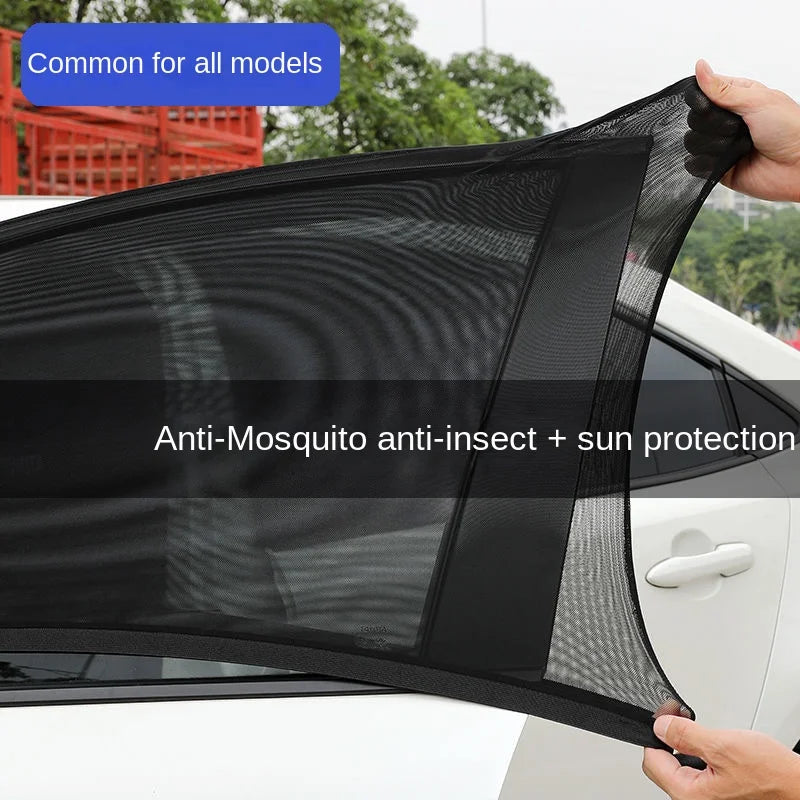2 stücke Auto Hinten Seite Fenster Sonnenschutz UV Schützen Schild Mesh Ver