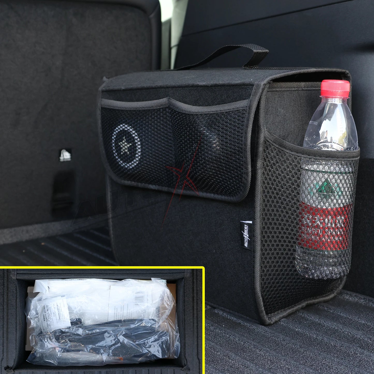 Universal Car Trunk Organizer Auto Boot Organizer Aufbewahrung sbox Tasche tragbare Filz ordentlich rutsch feste Werk...