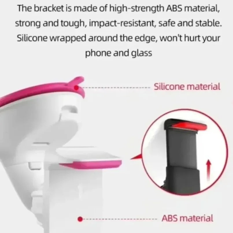 Starker Saugnapf-Autohalter für Handys mit 360°-Drehung ° Drehbarer, verstellbarer Universalhalter für Armaturenbrett...