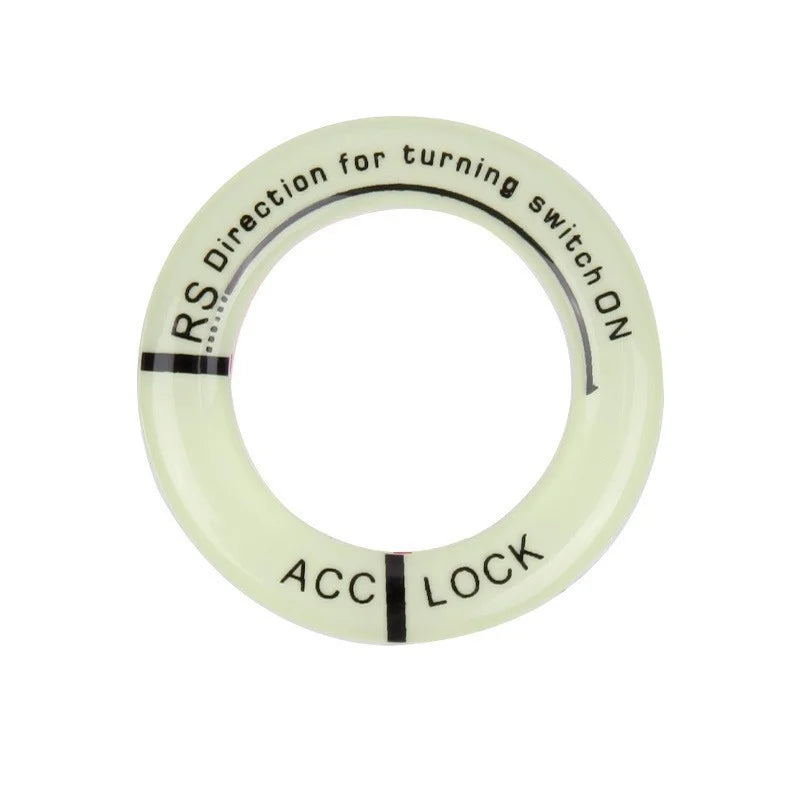 Leuchtender Zündschloss-Ring Auto-Aufkleber – SwissGlanzGarage Ansicht 5