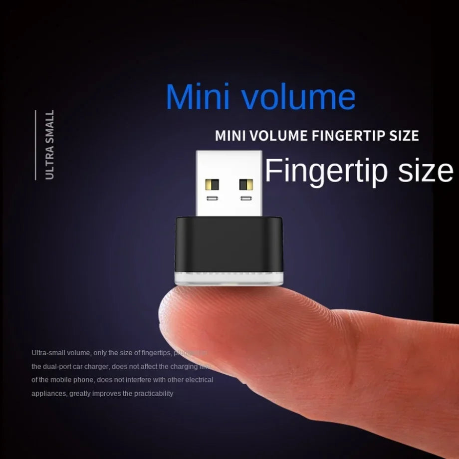 Auto Mini USB LED Atmosphäre Lichter Auto Innen Neon Dekorative Lampe Notfall Beleuchtung Universal PC Tragbare Plug ...