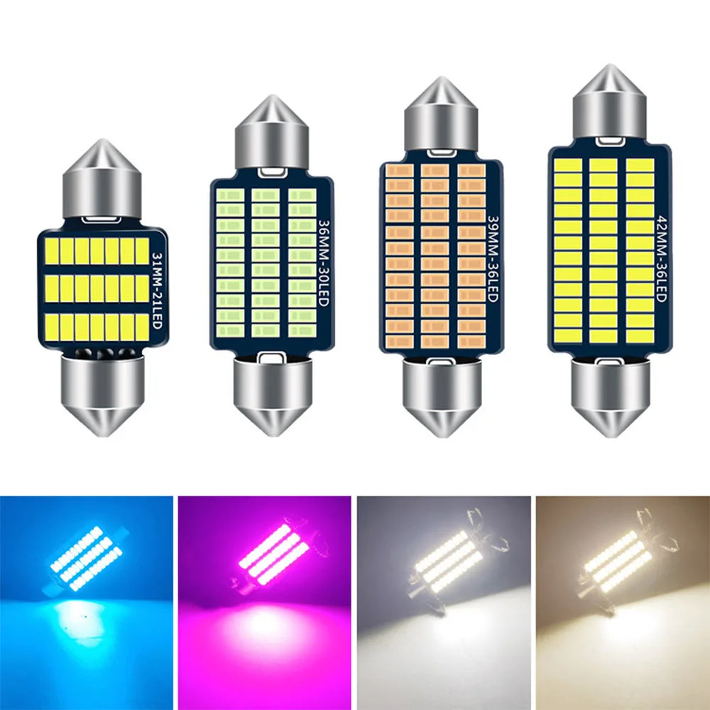 C5W LED Innenraumbeleuchtung 31mm 36mm 39mm 41mm – SwissGlanzGarage Ansicht 2
