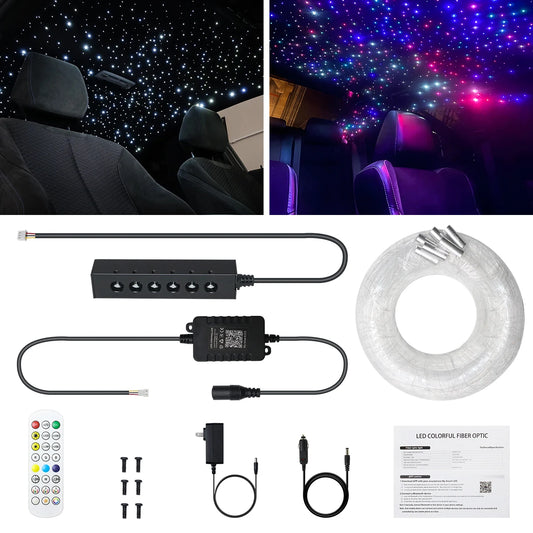 DC12V Auto Sternenhimmel Dach Glasfaser Licht Bunte…