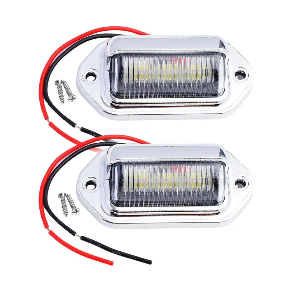 6 LED Nummernschildbeleuchtung Set – SwissGlanzGarage Ansicht 5