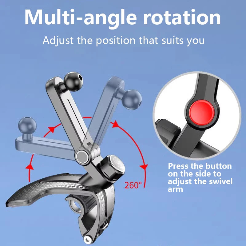 Universal Handyhalterung mit 17mm Kugel – mit Clip – SwissGlanzGarage Ansicht 3
