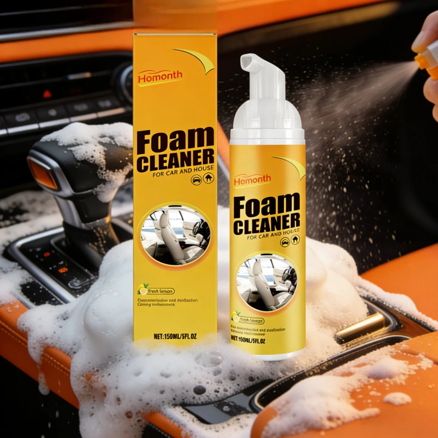 Auto-Schaumreiniger-Spray Multifunktionaler Lederreiniger