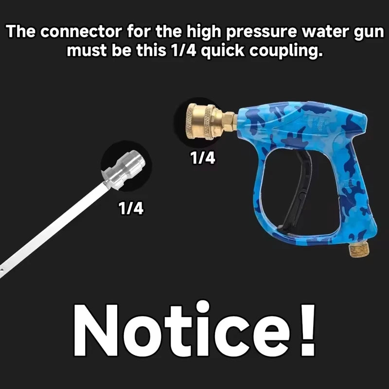 Heavy-Duty Vehicle Water Tank Removal-Free Radiator Condenser Cleaning Tool Water and Steam Dual-Use With 1/4 for Large