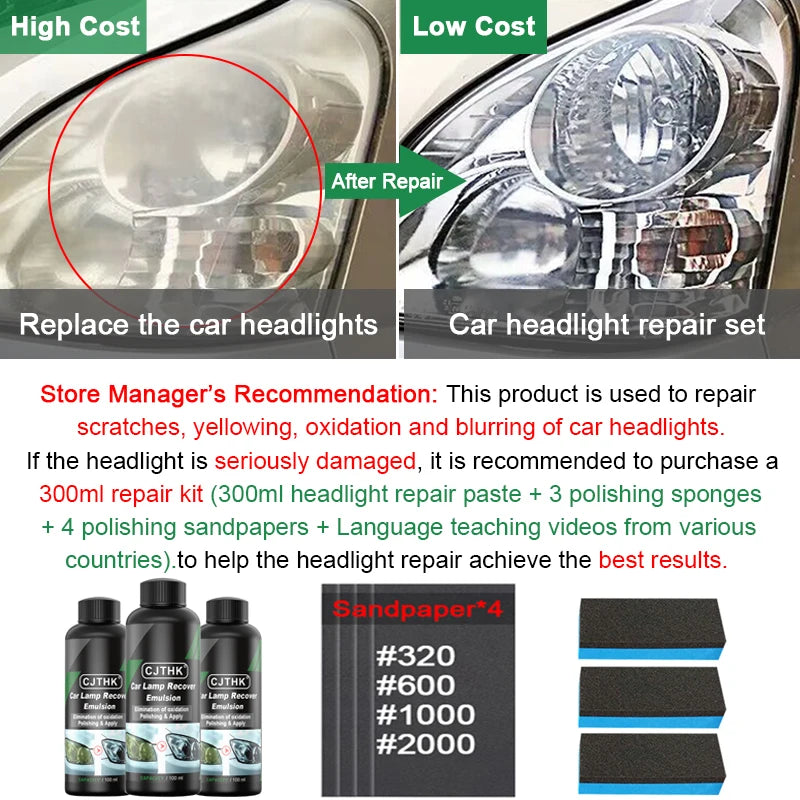 Scheinwerfer-Restaurierungspaste 100ml – SwissGlanzGarage Ansicht 6