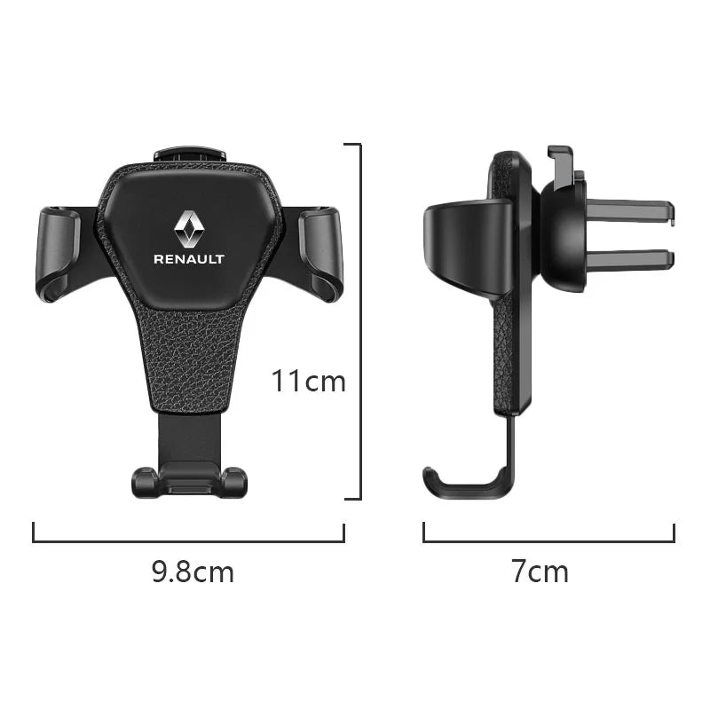 Auto-Schwerkraft-Handyhalterung Lüftungsclip-Halterung für Renault Clio Sandero Captur Megane R5 4 E-tech Scenic Aust...