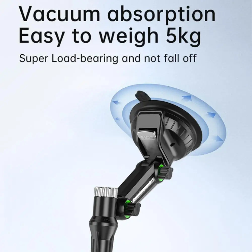 5-in-1-Autotelefonhalter, Handyhalterung für das Armaturenbrett der Windschutzscheibe, starker Saugnapf, 360 ° Einste...