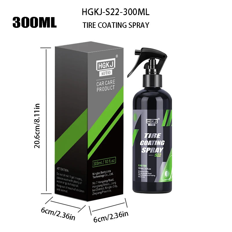 Reifen-Glanz-Spray Reifenpflege 50ml 100ml 300ml | SwissGlanzGarage