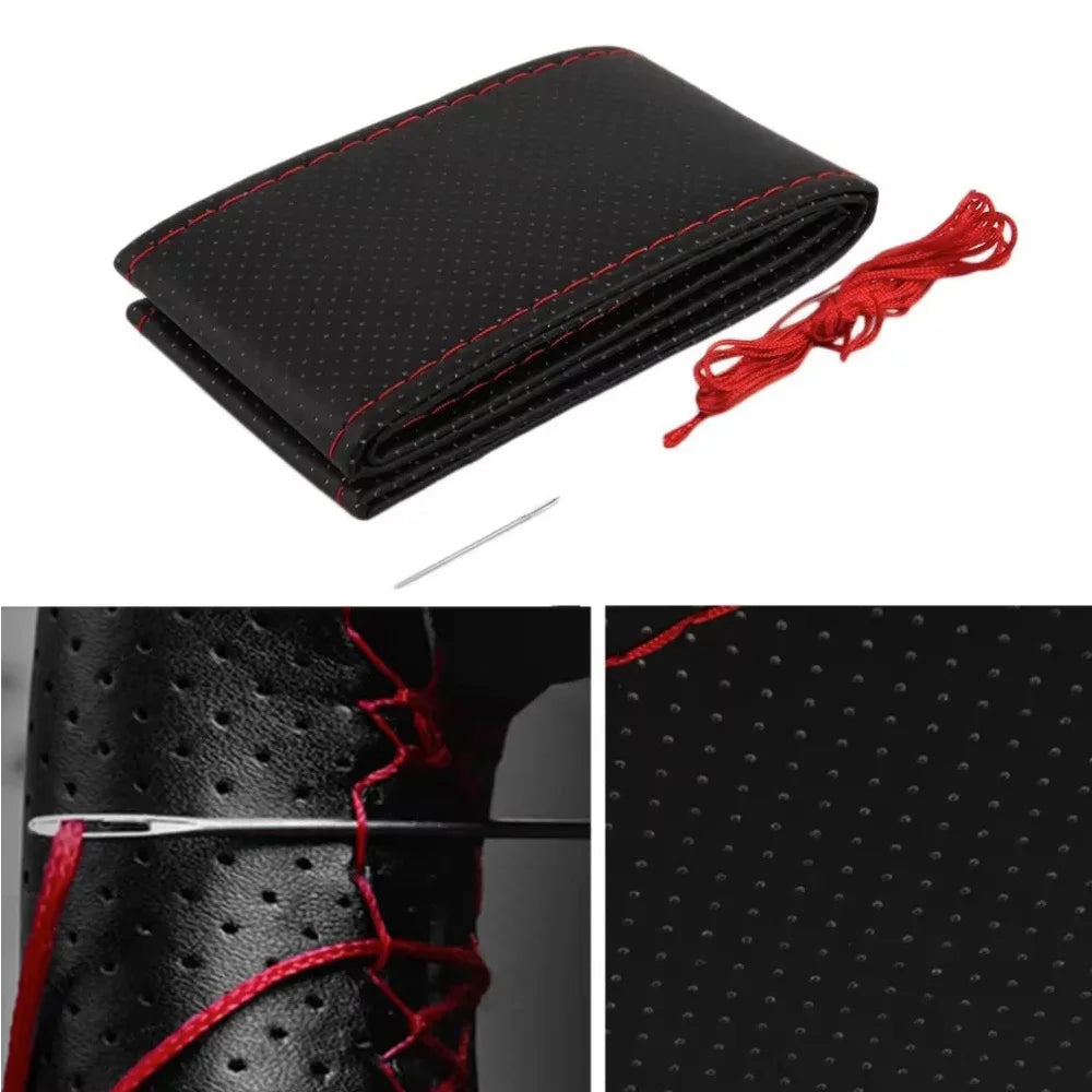 Universal Carbon Lenkradbezug – in Leder-Optik – SwissGlanzGarage Ansicht 6