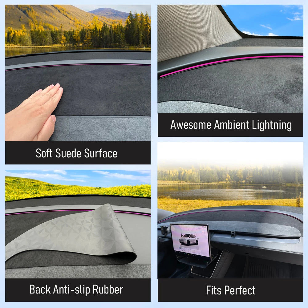 Armaturenbrett Abdeckung Pad für Tesla Model Y – SwissGlanzGarage Ansicht 6