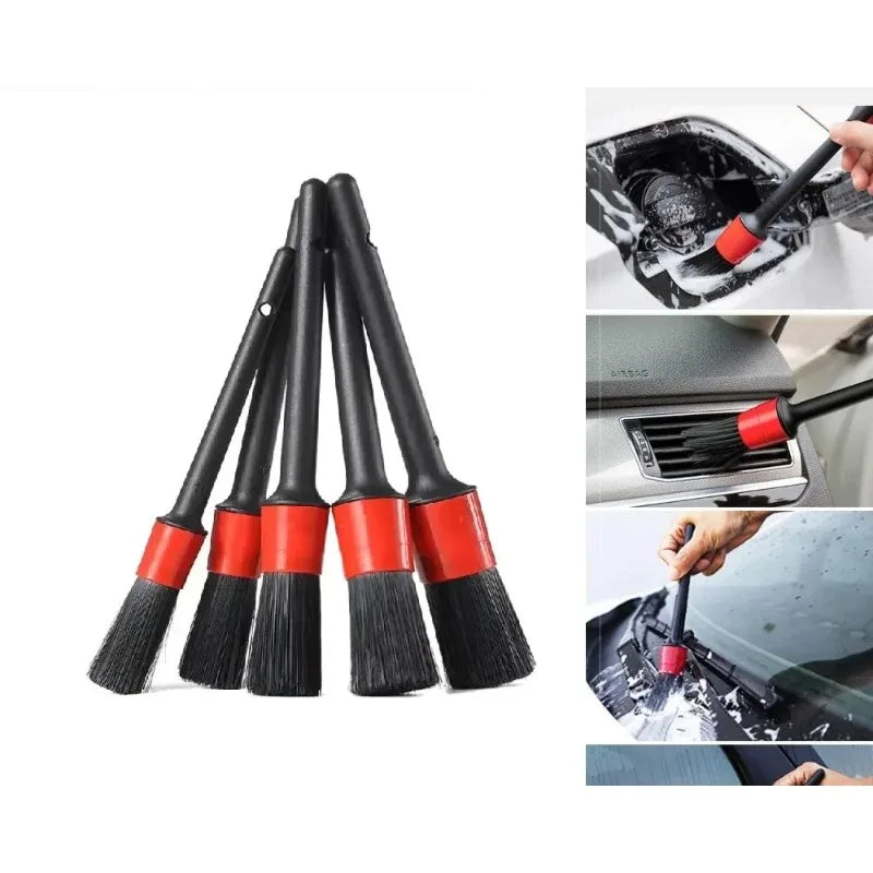 Detailing-Bürstenset, Detailing-Bürste für die Autoreinigung, Autobürsten, Bürsten für Armaturenbrett, Luftauslass, R...