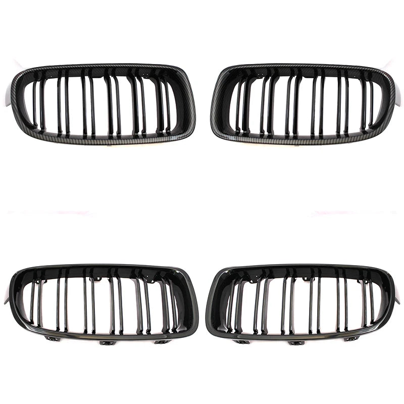 ABS Kunststoff Frontgrill Doppelsteg für BMW F30 F31 F35 – SwissGlanzGarage Ansicht 3