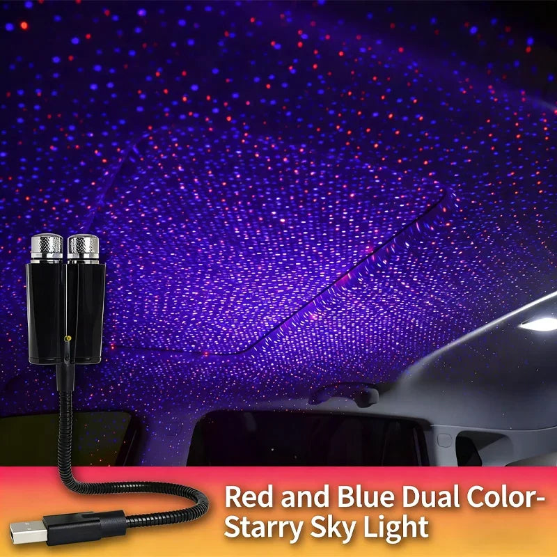 1 Stück Auto-Innenbeleuchtung Dach-Sternenlicht USB LED