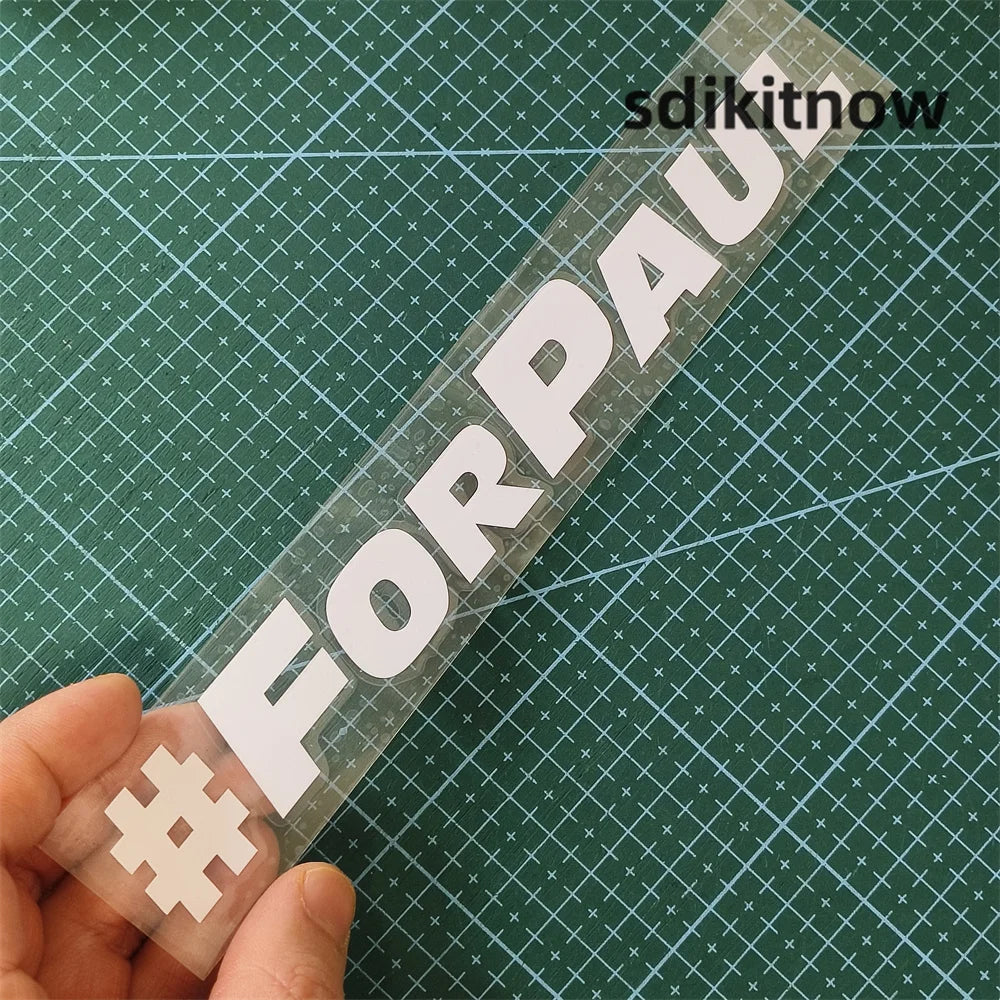 Auto-Aufkleber mit individuellem Text – SwissGlanzGarage Ansicht 5
