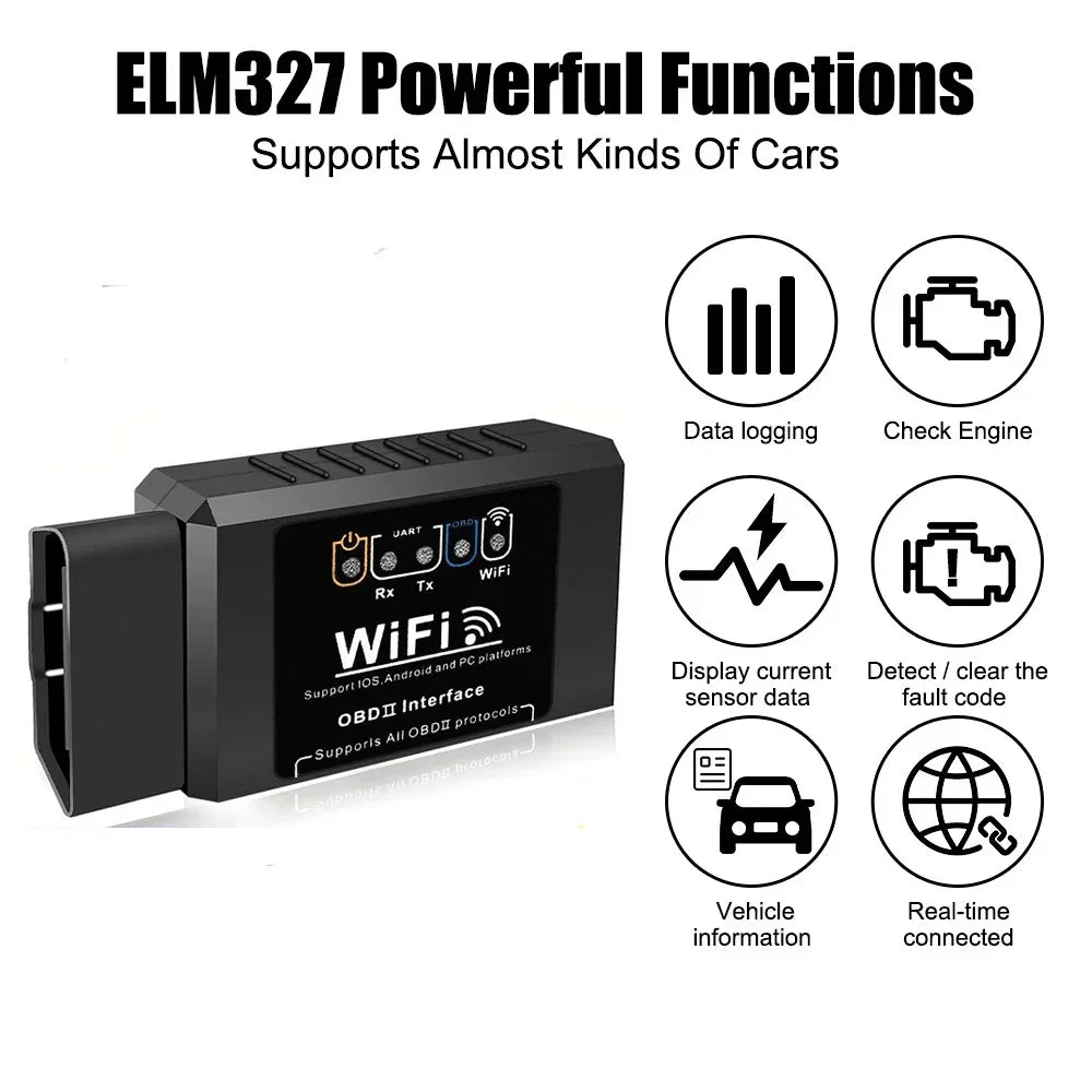 ELM327 WiFi OBD2 Diagnosegerät V1.5 – SwissGlanzGarage Ansicht 2