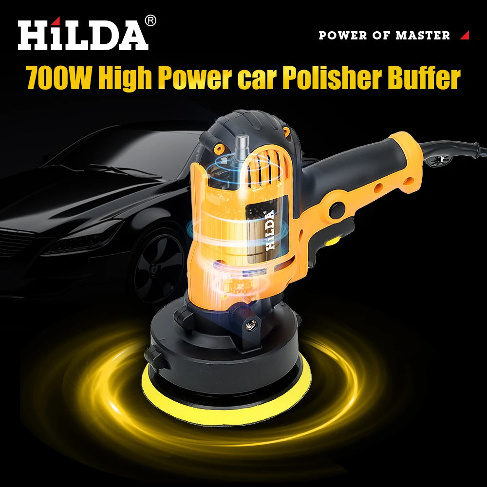 HILDA Auto Polierer Maschine Auto Polieren Maschine Einstellbare Geschwindigkeit Schleifen Wachsen Werkzeuge Auto Zub...