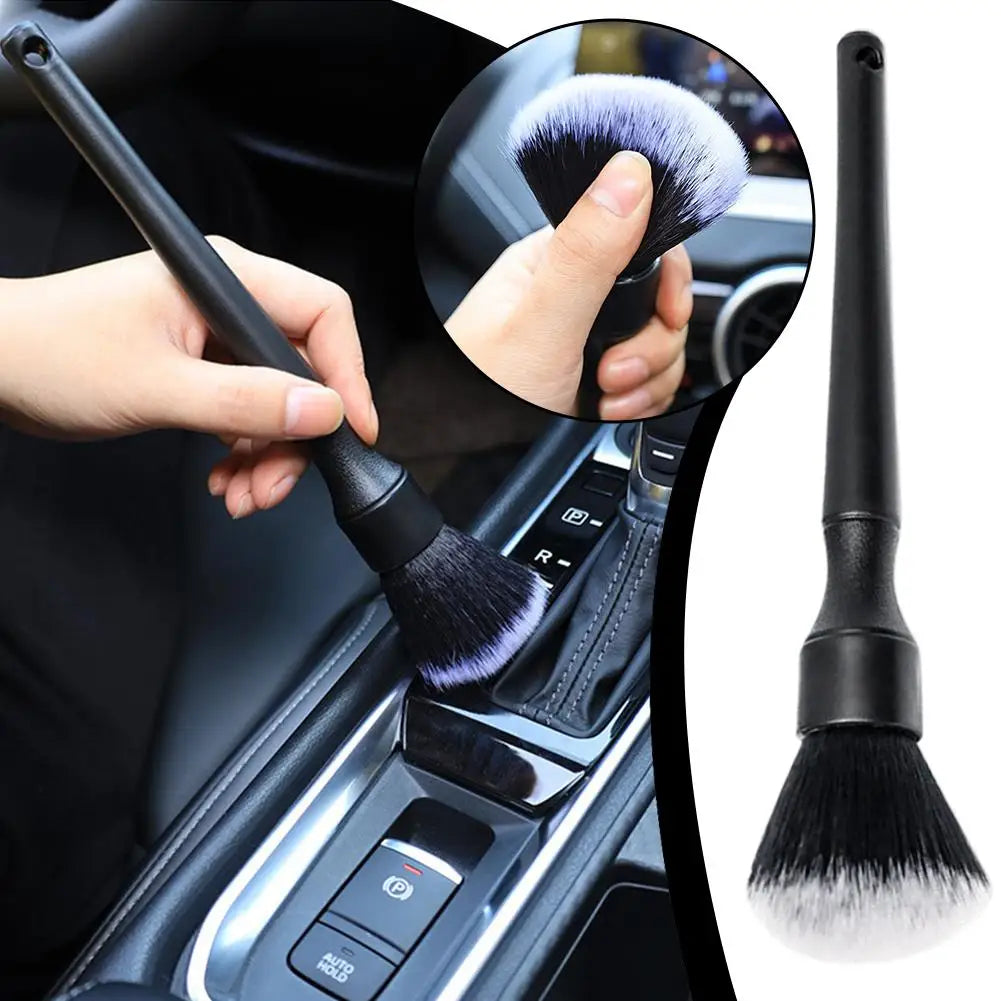 Ultraweiche Detailpinsel, superdichte Auto-Innendetailpinsel mit synthetischen Borsten, Auto-Armaturenbrett-Staubwede...
