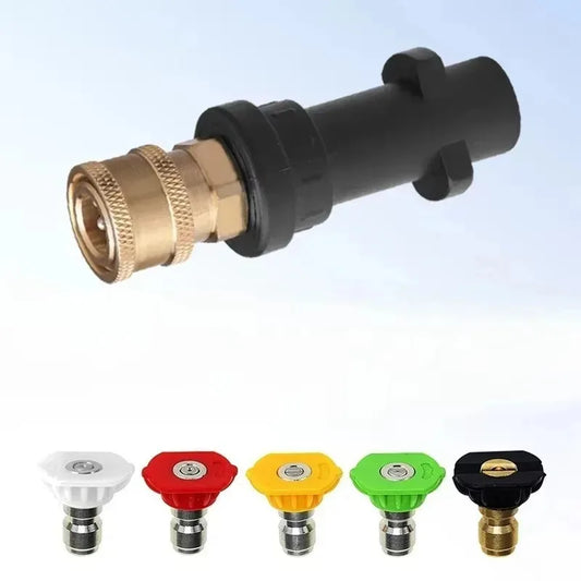 Hochdruckreiniger Adapter Set mit 5 Düsen – SwissGlanzGarage Ansicht 2