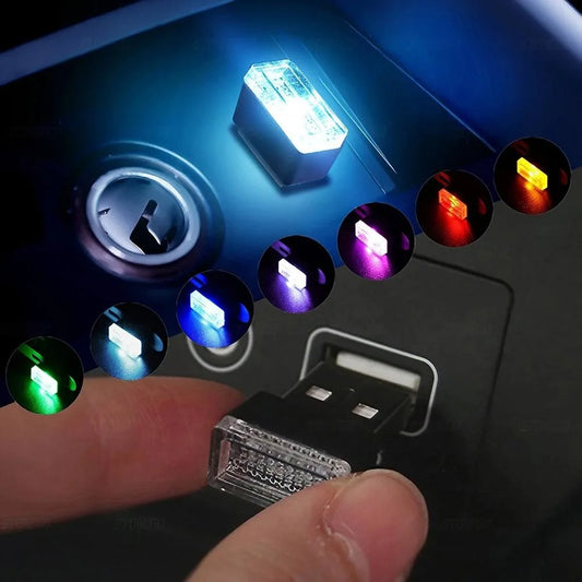 Mini-USB-LED-Autoleuchte – USB-Atmosphärenlicht für den Autoinnenraum