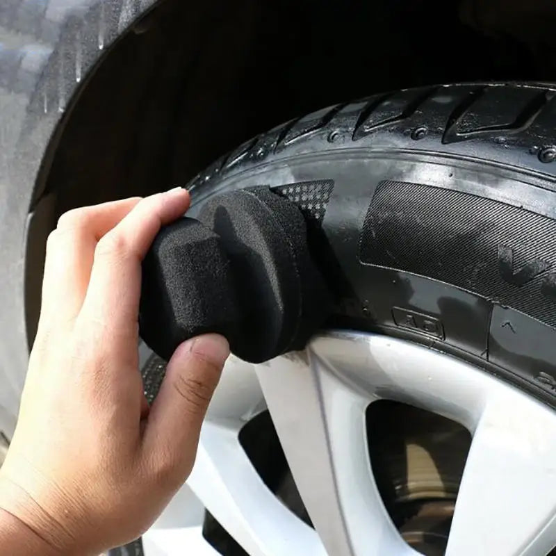 Auto Wachsen Polieren Schwamm Polieren Pflege Applikator Reifen Wachs Pad Für Auto Detaillierung Beschichtung Rad Gla...