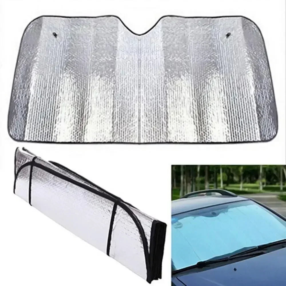 Auto-Sonnenschutzfolie Windschutzscheiben-Visier Auto-Windschutzscheiben-Schutz Zubehör Auto-Sonnenschutz 140 cm x 70...