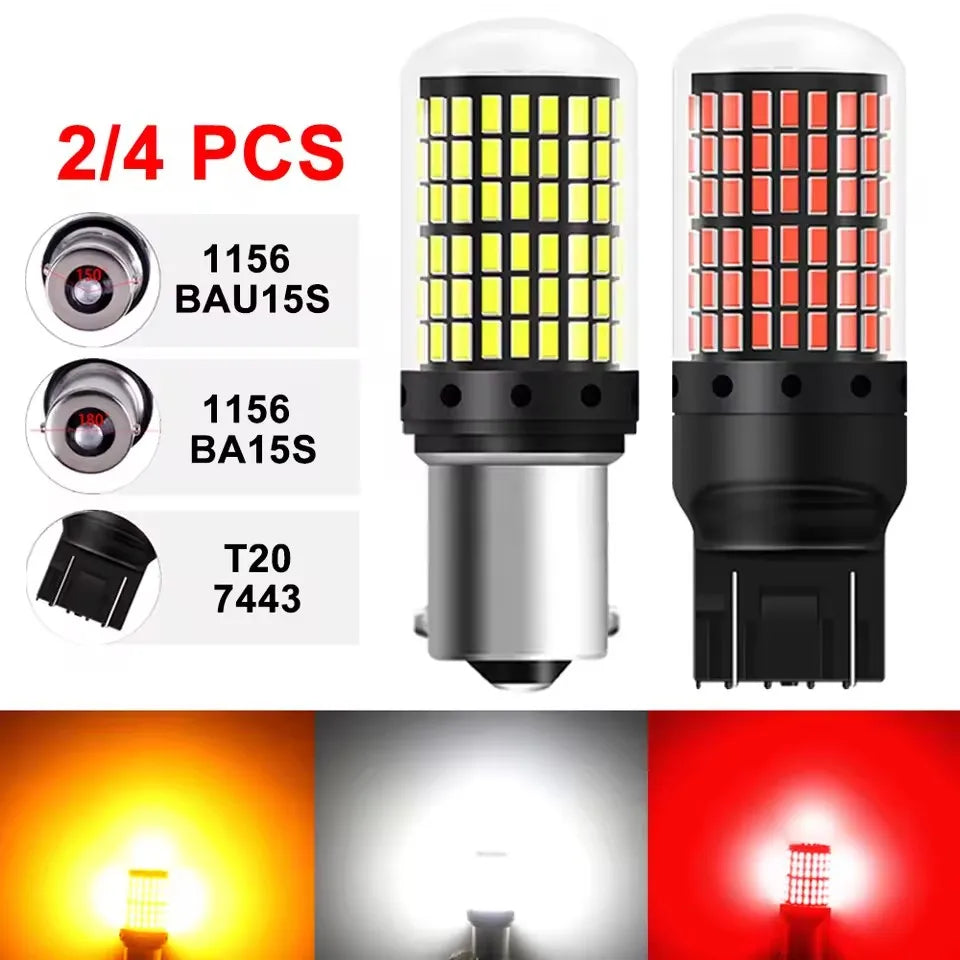 1156 BA15S LED Birne Set 3014 144 SMD – SwissGlanzGarage Ansicht 3