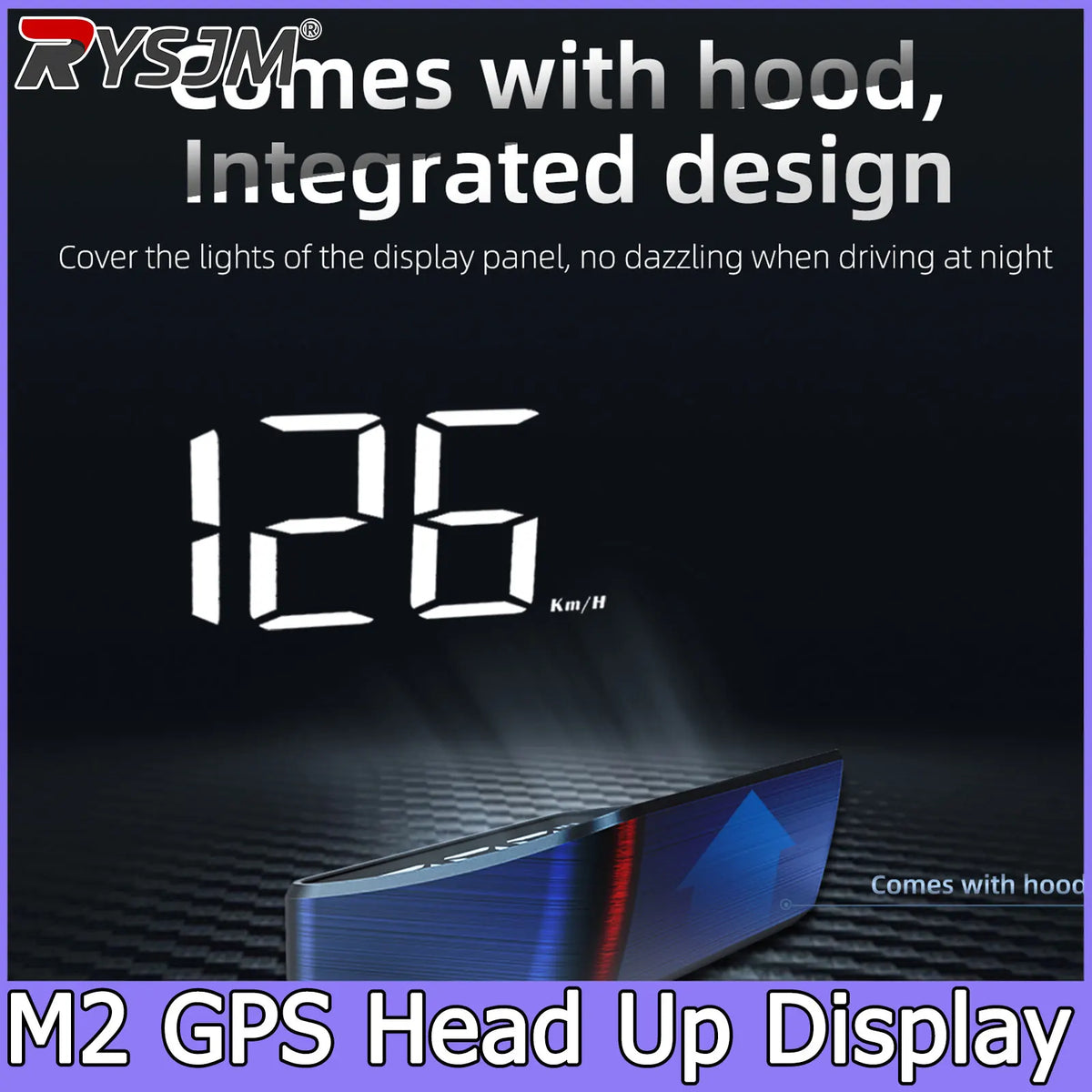 M2 Universal GPS HUD Geschwindigkeitsanzeige – SwissGlanzGarage Ansicht 2