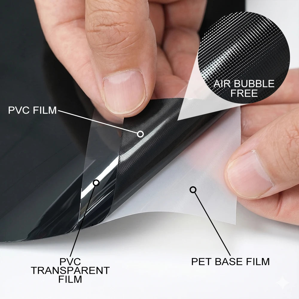 Ultra Gloss PET Piano Black Vinyl Wrap Folie – SwissGlanzGarage Ansicht 6