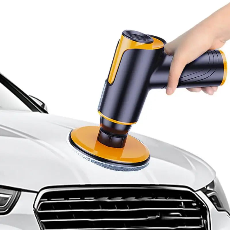 Akku-Autopolierer, 4000 mAh, Pufferpoliermaschine, 2 Geschwindigkeiten einstellbar, Mini-elektrischer kabelloser Poli...