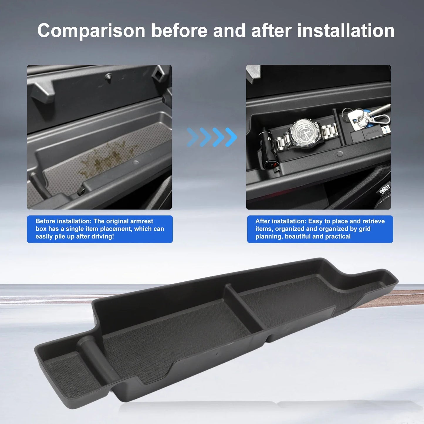 Auto Mittelkonsole Lagerung Box Armlehne Organizer Fach