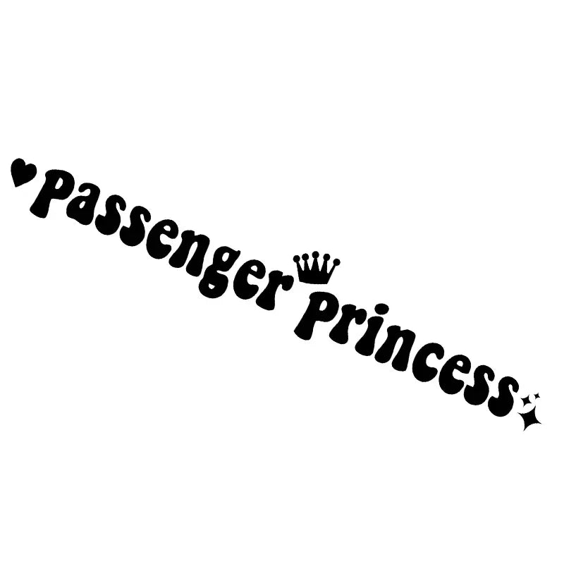 Passenger Princess Auto-Aufkleber 15x2.3cm – SwissGlanzGarage Ansicht 5