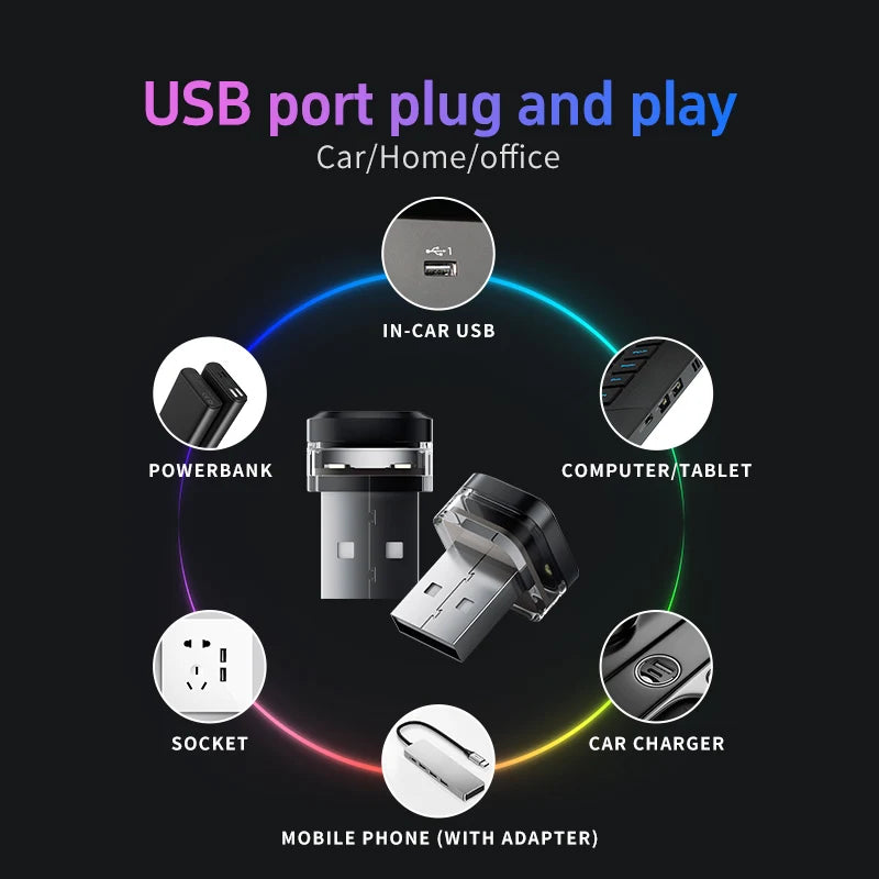 USB LED Lampe für Innenraumbeleuchtung – SwissGlanzGarage Ansicht 6
