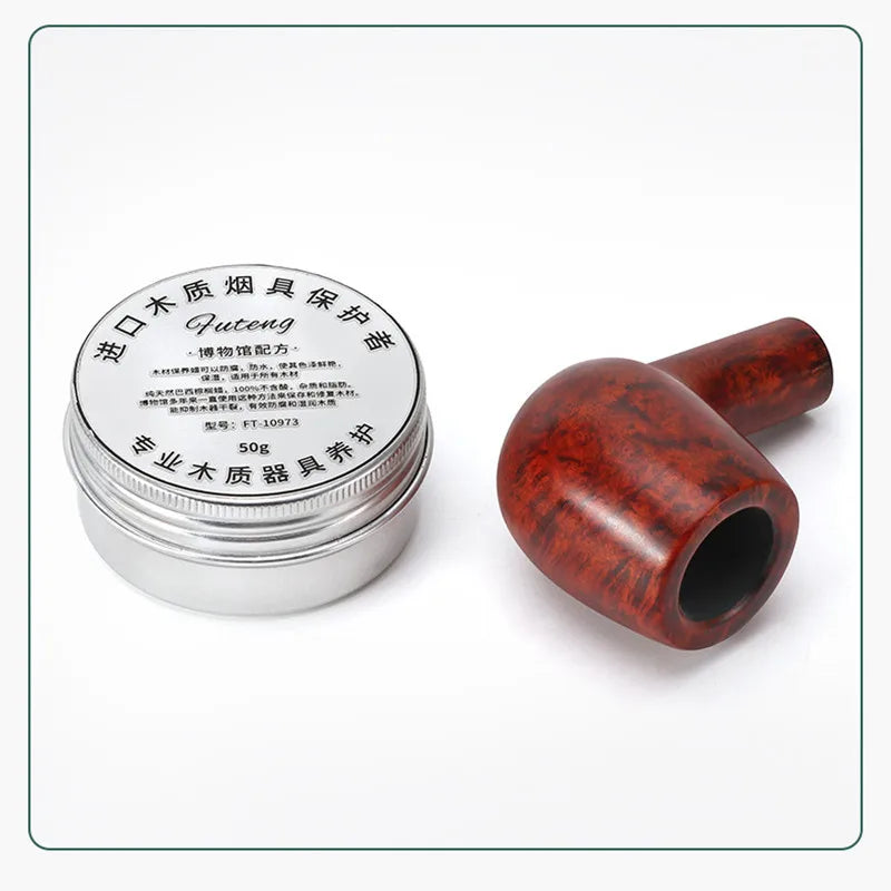50g Pipe Polish Palm Tabakpfeife Herstellungsmaterial Carnauba Reinigungssalbe Wachs
