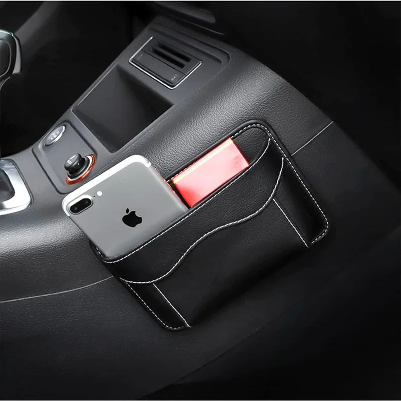 Autos itz Seiten tasche Organizer Pu Leder Mini Aufbewahrung tasche für Auto Tür Fenster konsole Stift Telefon halter...