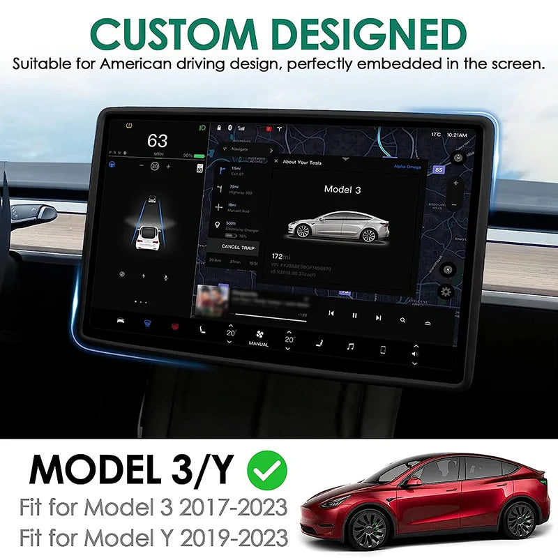 Silikon-Schutzrahmen für Tesla Model 3 Y – SwissGlanzGarage Ansicht 5