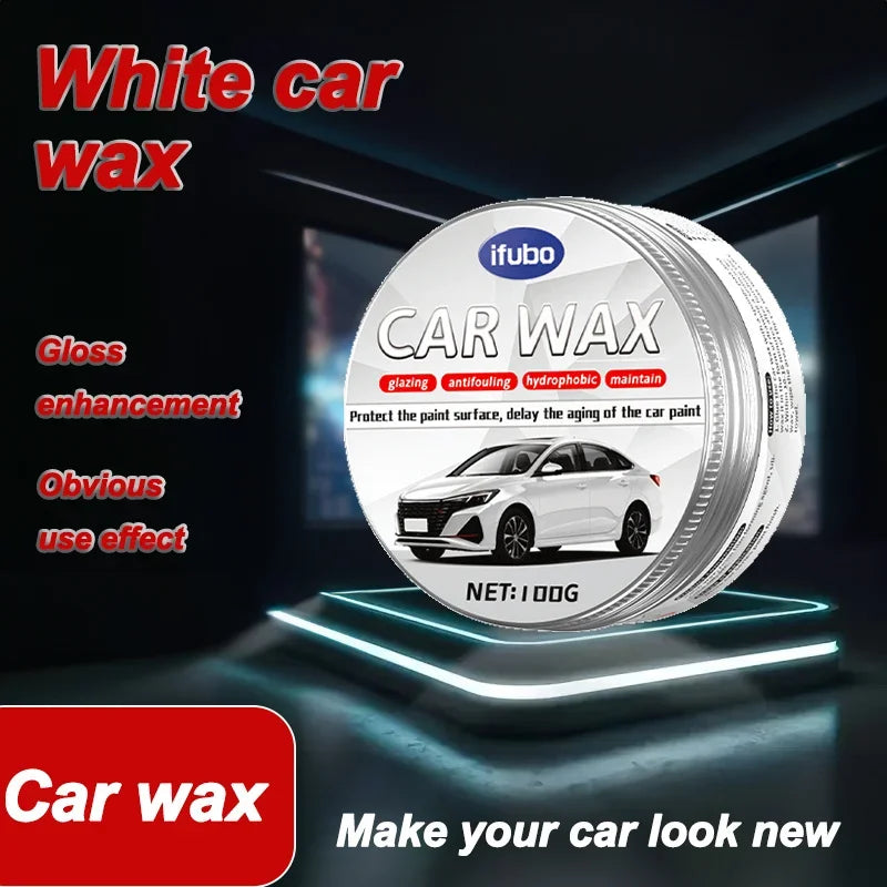 NEU Premium White Car Wax – Kratzerreparatur- und Polierpaste für langanhaltenden Glanz und Schutz für alle weißen Fa...