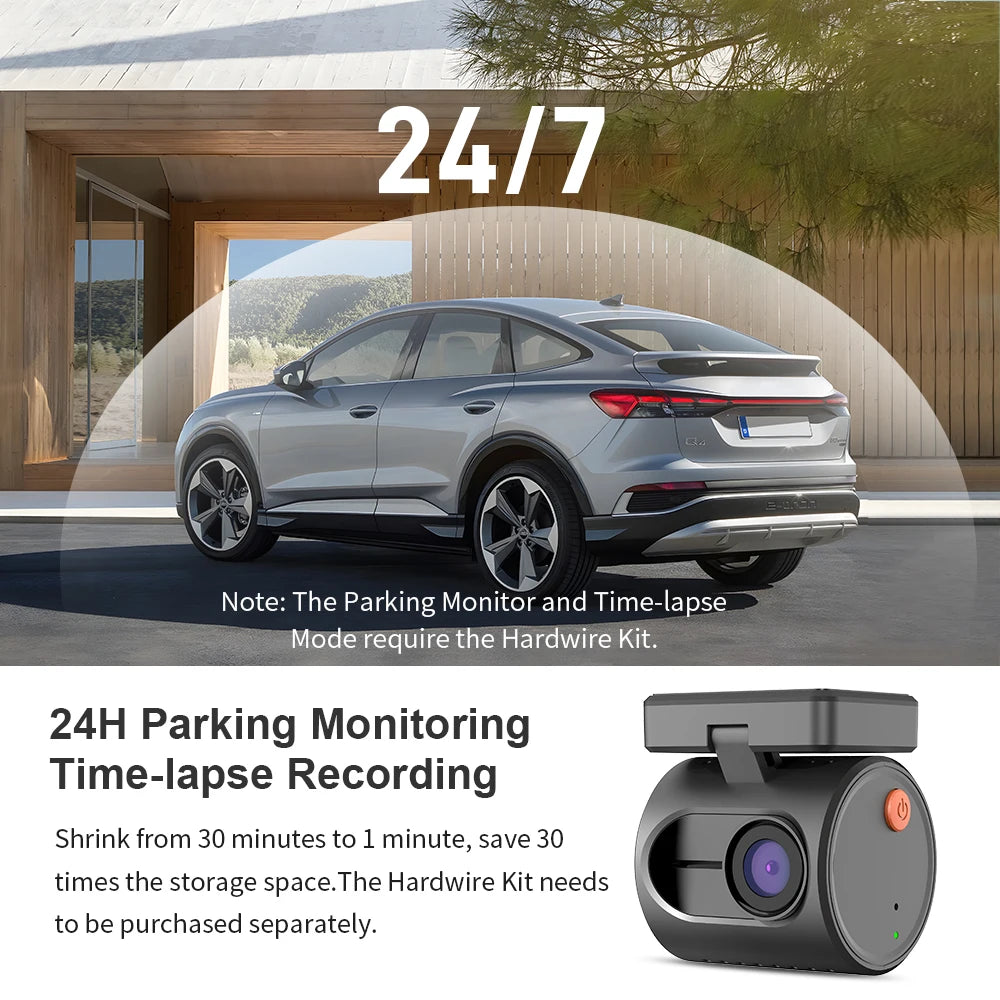 2K Mini Dashcam Video-Recorder Sprachsteuerung – SwissGlanzGarage Ansicht 5