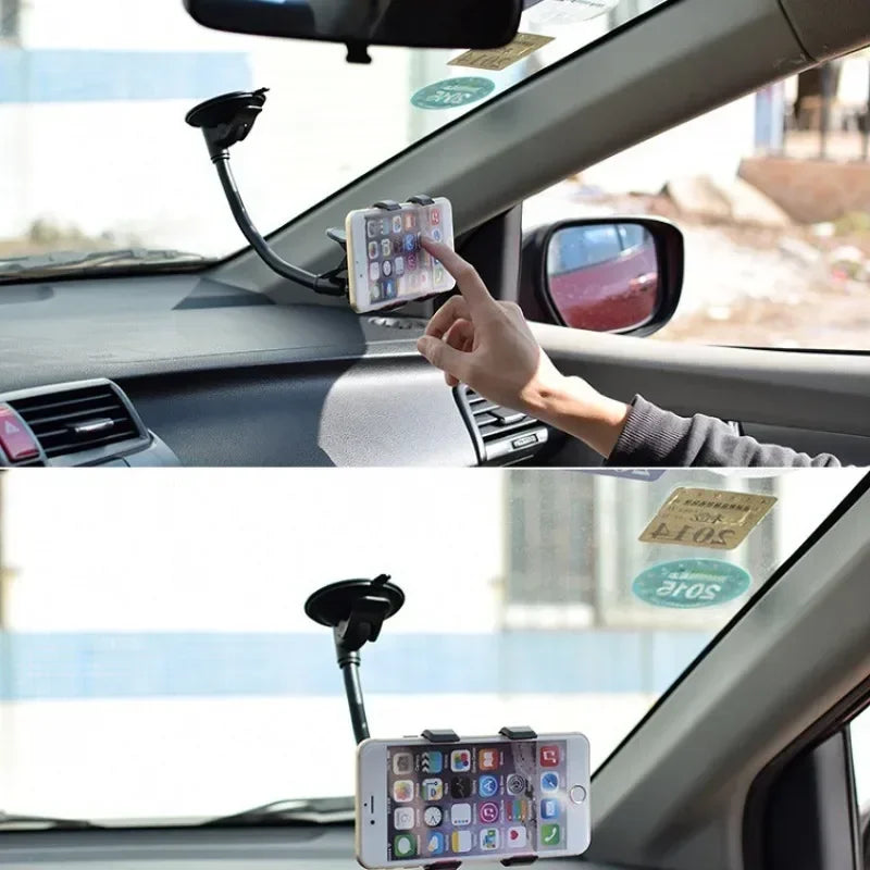 Handyhalterung für Autos, Windschutzscheiben-/Armaturenbrett-/Fenster-Autotelefonhalterung, Handyhalterung mit Saugna...