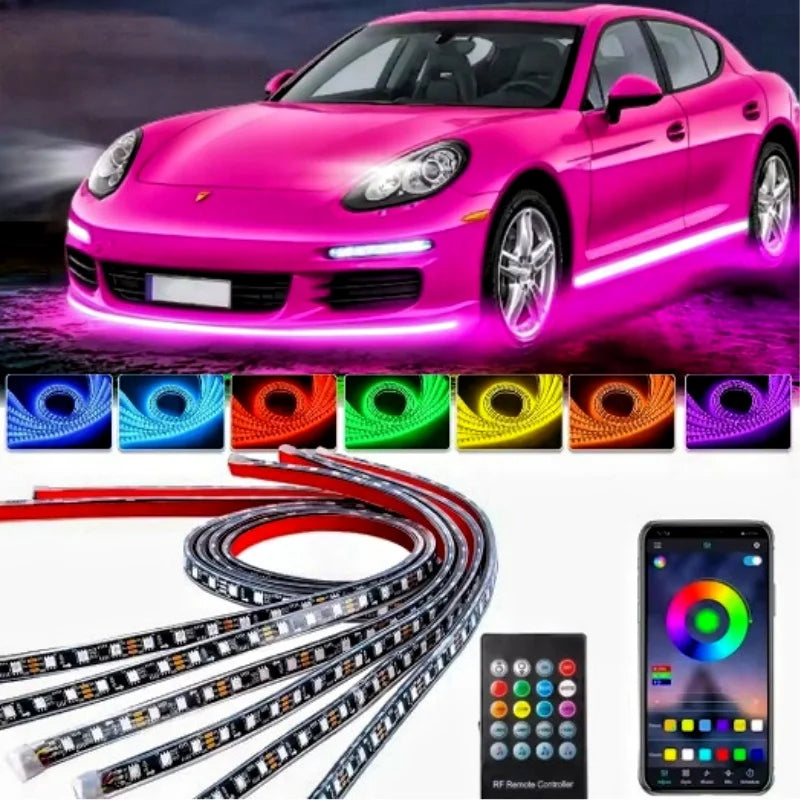 Auto Underglow LED Streifen Lichter RGB Neon Unterboden…