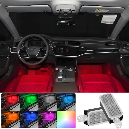 LED Fussraumbeleuchtung für Audi A1 A3 A4 Q5 – SwissGlanzGarage Ansicht 2