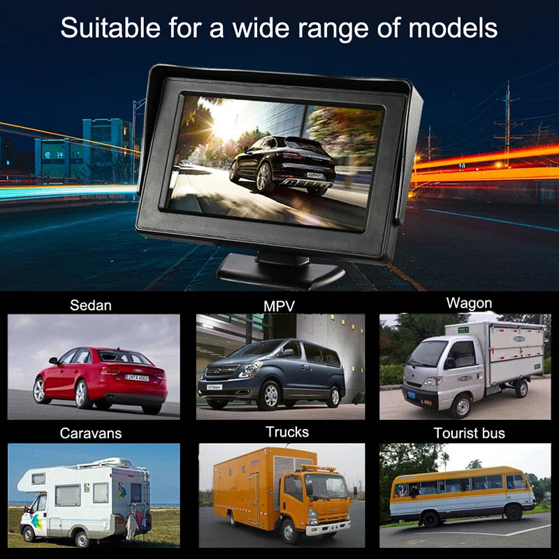 4.3 Zoll Rueckfahrkamera Monitor Display – SwissGlanzGarage Ansicht 2