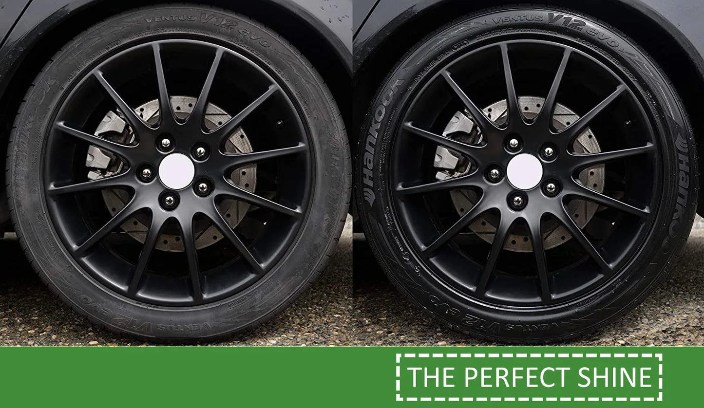Reifen-Coating-Spray hydrophob Hochglanz Schwarz | SwissGlanzGarage