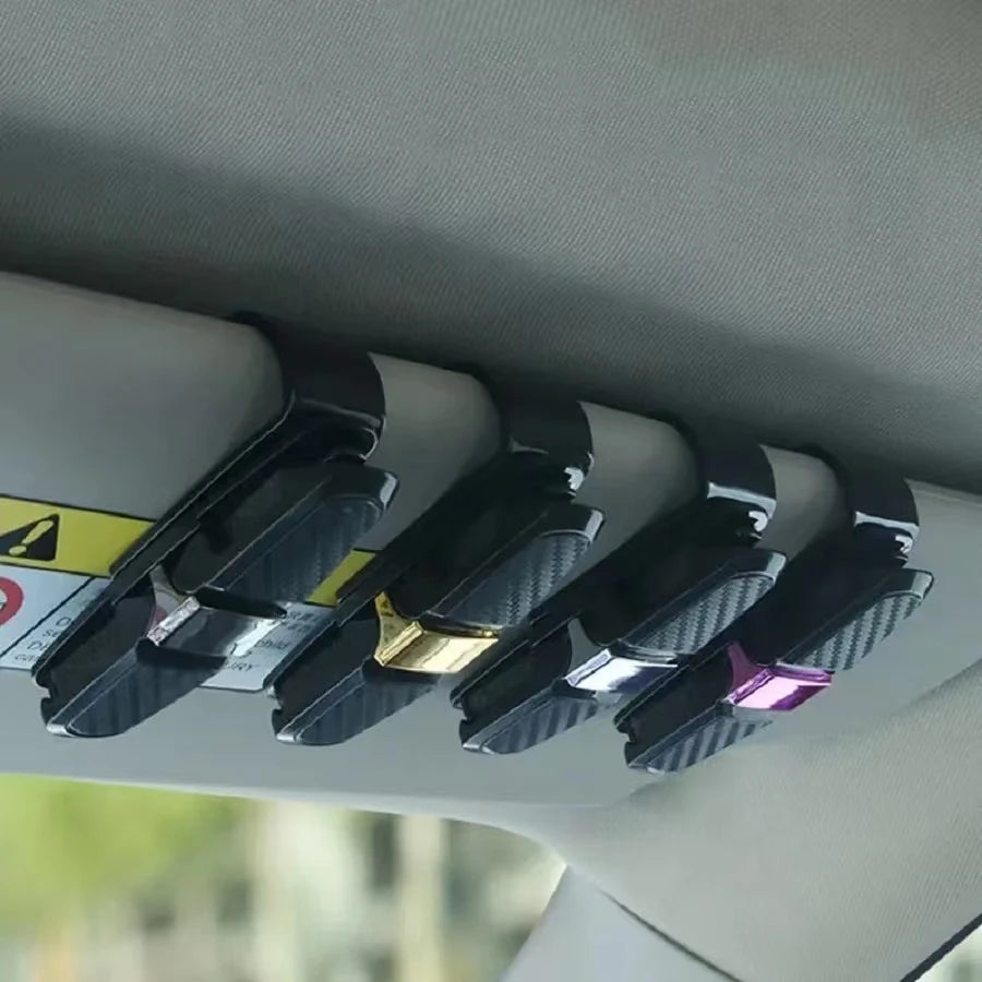 Sonnenblenden-Halter für Brillen – mit Clip – SwissGlanzGarage Ansicht 2