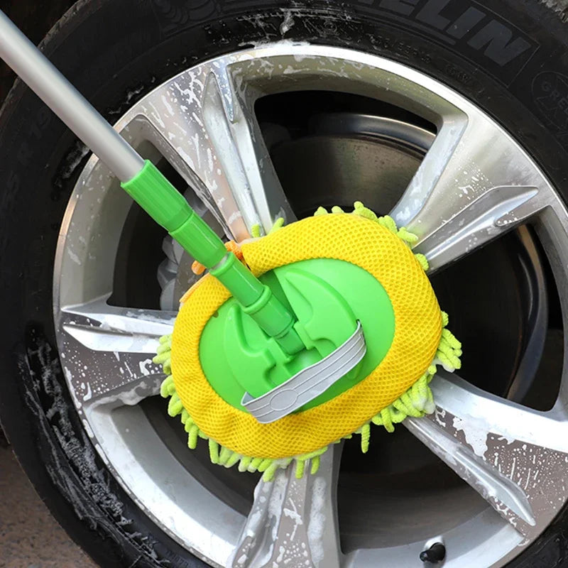 Mikrofaser-Waschschwamm – ausziehbar – SwissGlanzGarage Ansicht 4
