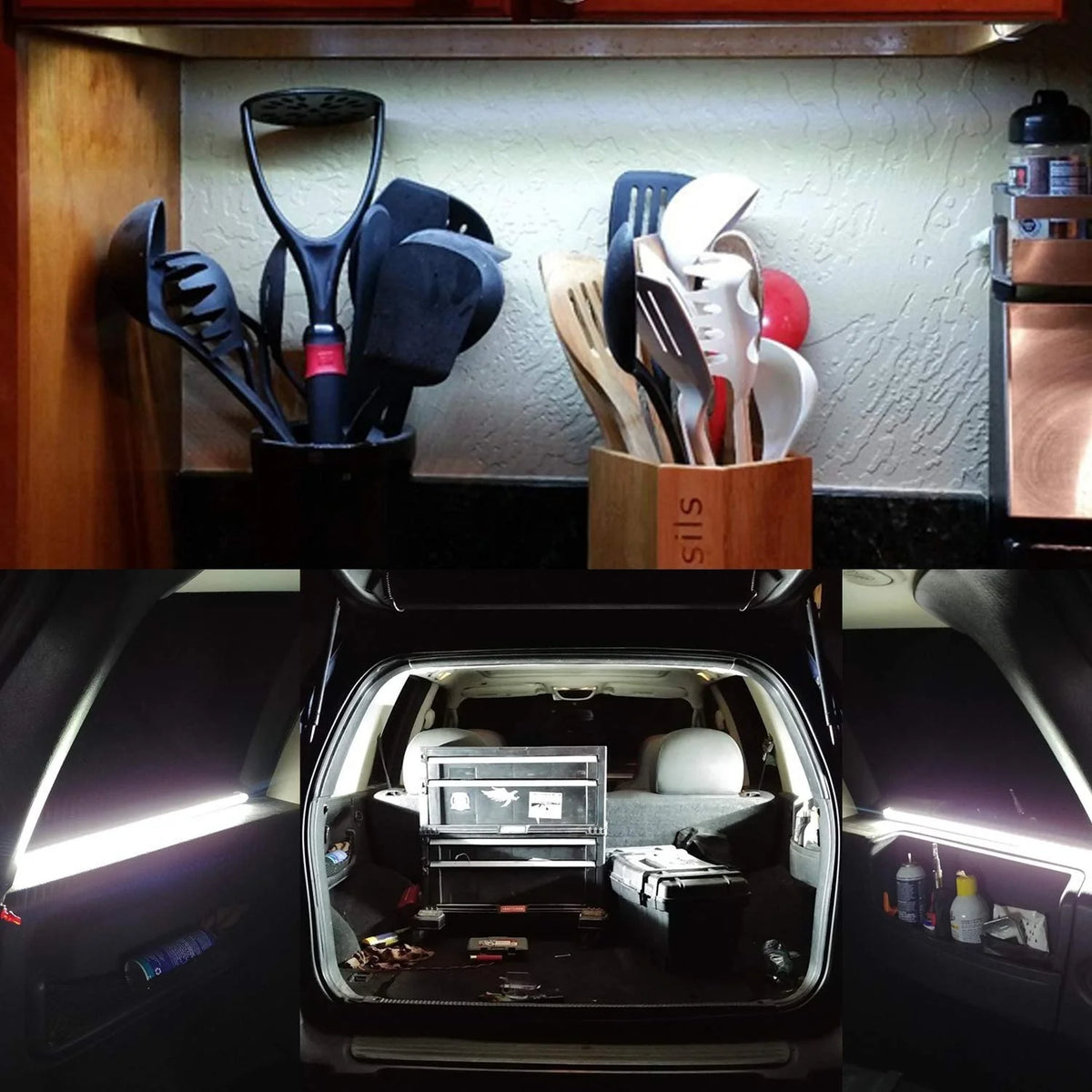 30/50CM LED Innenraum Lichtleiste – SwissGlanzGarage Ansicht 4