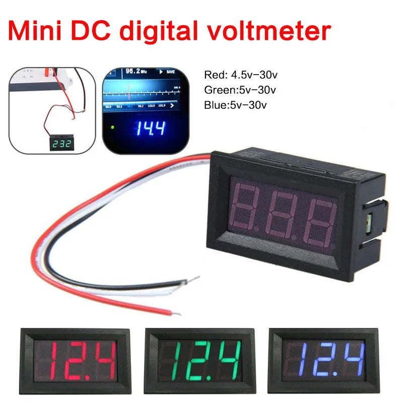 Wasserdichtes Digital-Voltmeter 0.56 – SwissGlanzGarage Ansicht 2